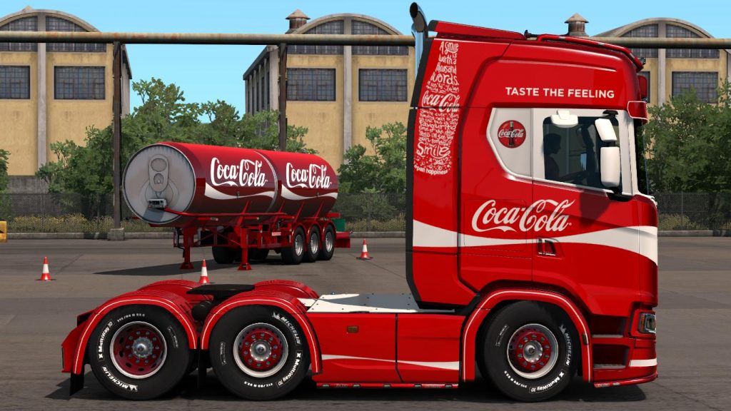 Coca Cola Scania Trailer Skins V X Allmods Net