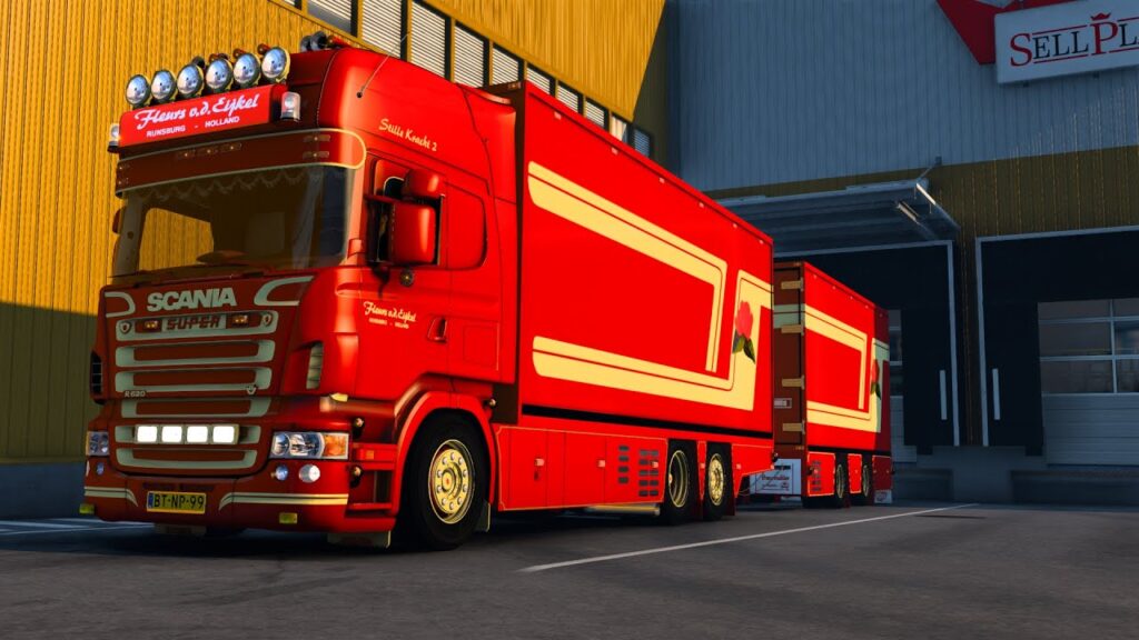 SCANIA R500 FLEURS EDITION TRAILER 1 48 X Allmods Net