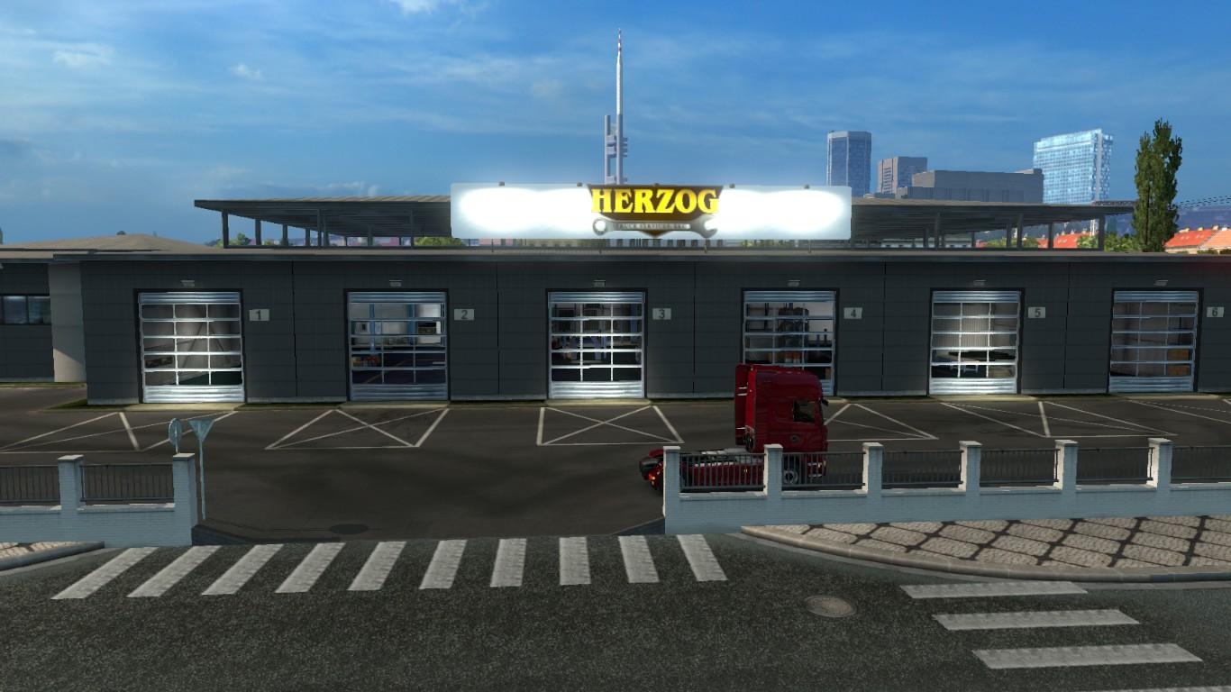 garage mods for euro truck simulator 2
