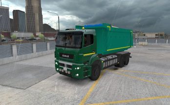 Kamaz 5490 65206 6580 for ATS (Dump + BDF trailer) v1.0