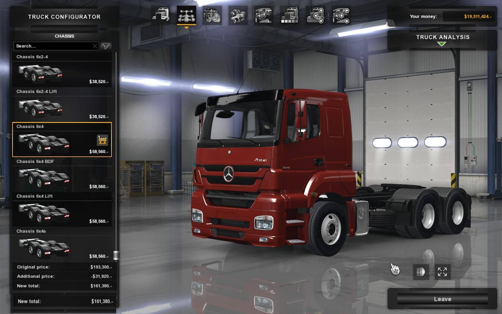 Mercedes Axor for ATS 1.31.x