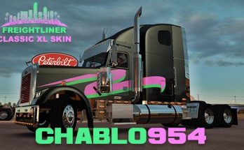 Miami Nights Freightliner Classic XL Skin