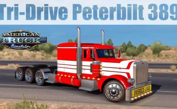 Tri-Drive Peterbilt 389 by Bu5ted 1.31.x