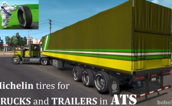 Michelin tires for Trucks and Trailers in ATS 1.32.x