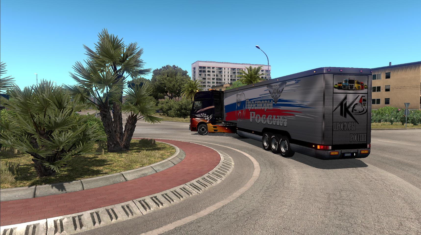 His semi-trailers from the map Russian expanses v 1.1 ...