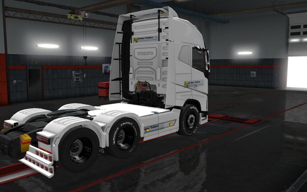 SKIN VOLVO FH16 2012 KRAKER TRAILERS v 1.0 - Allmods.net