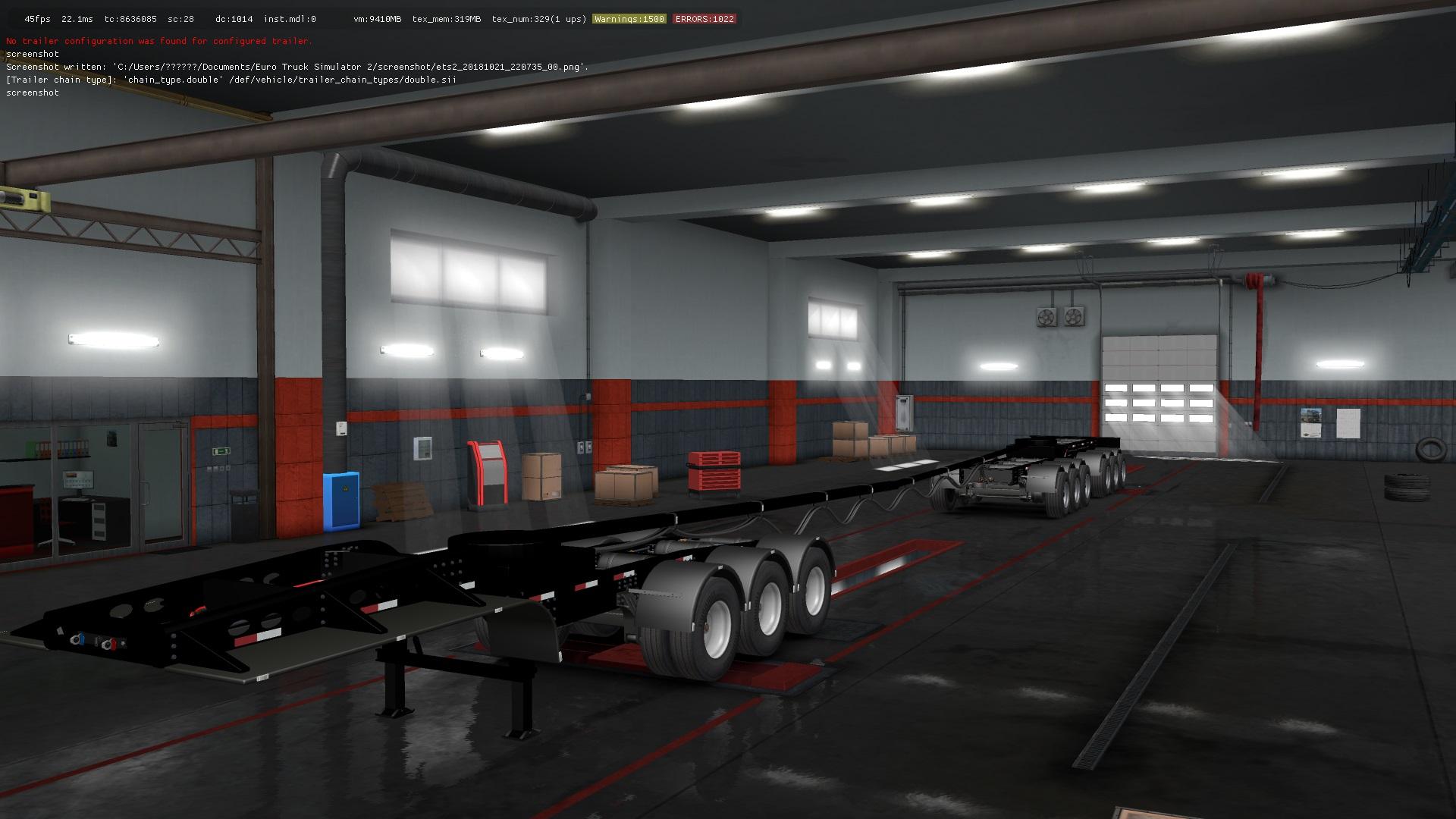 ATS steerable dolly for ETS2 v1.0