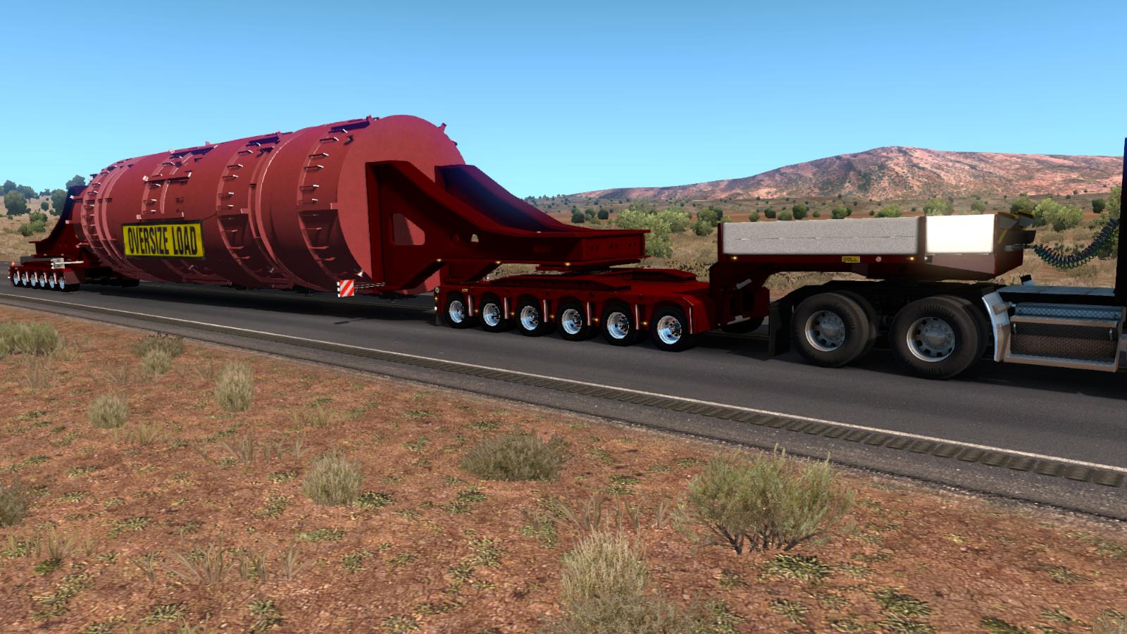 Doll Trailer With Vessel Bridge 6 And 6 Axles 1 32 x Allmods