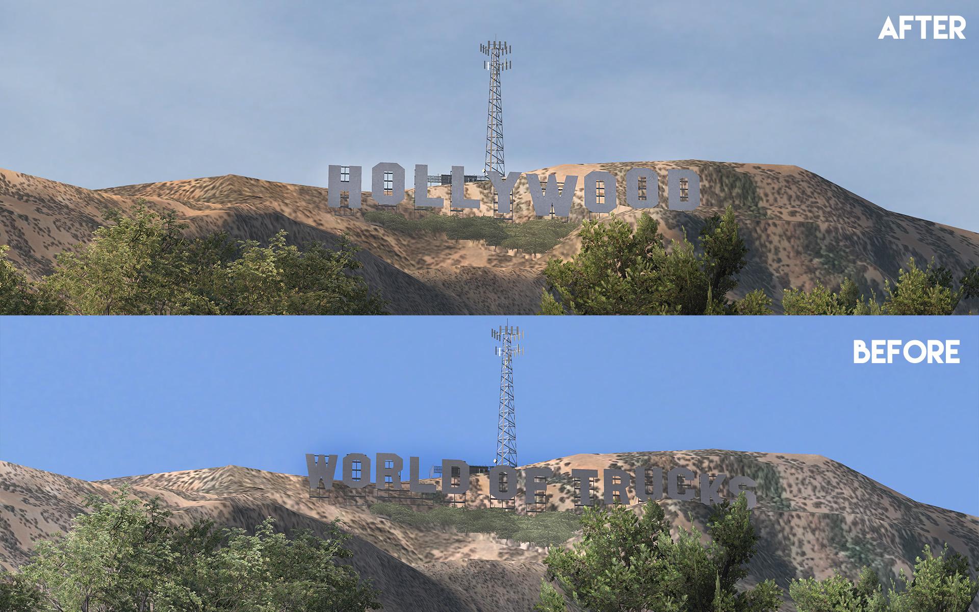 Hollywood Sign in Los Angeles v 1.1