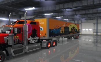 W900 Halloween Skin + 7 Trailer Skins 1.32