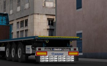 Customize Mudflap for Krone Trailers v1.0