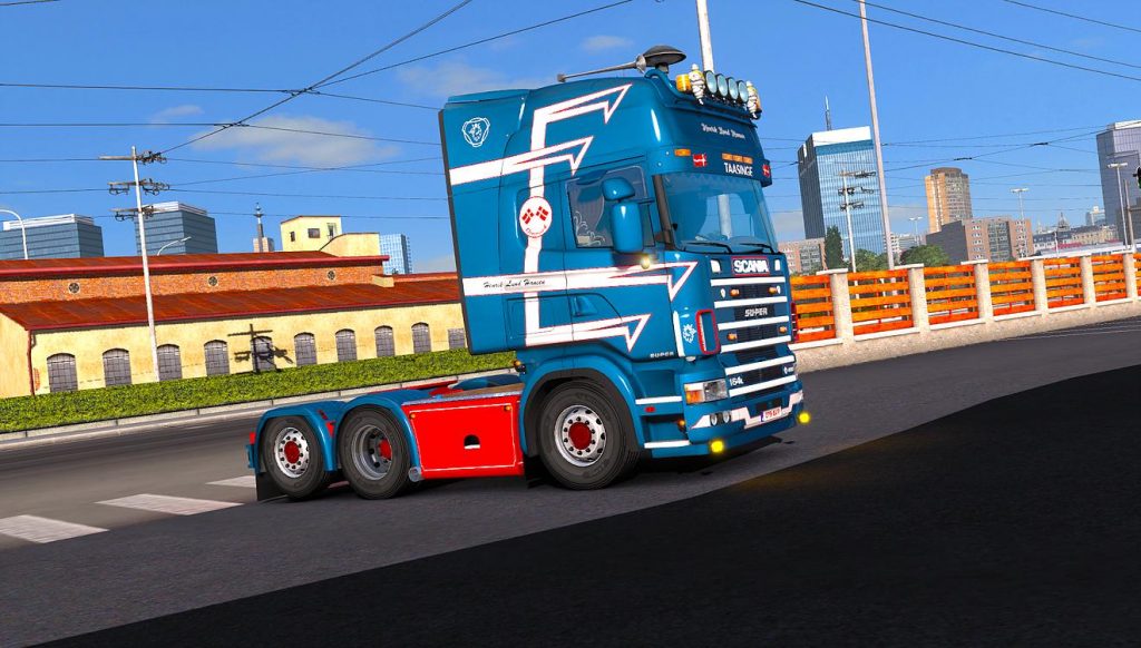 Henrik Lund Hansen – Scania 4 Series RJL – Metallic Skin - Allmods.net