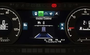 Truckers FM Scania 2016 Dashboard v1.0