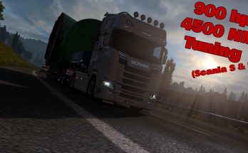 900hp 4500nm Tuning (Scania S&R) (1.31-1.32) v1.0