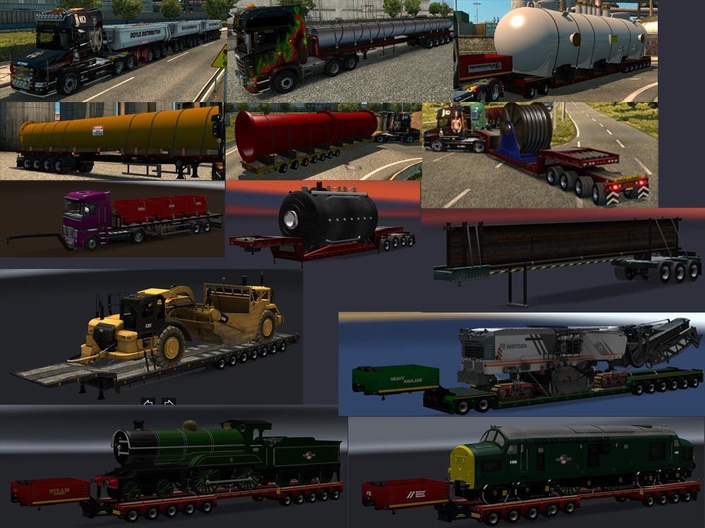 Chris45 Heavy Trailers Pack for ATS v 2.0