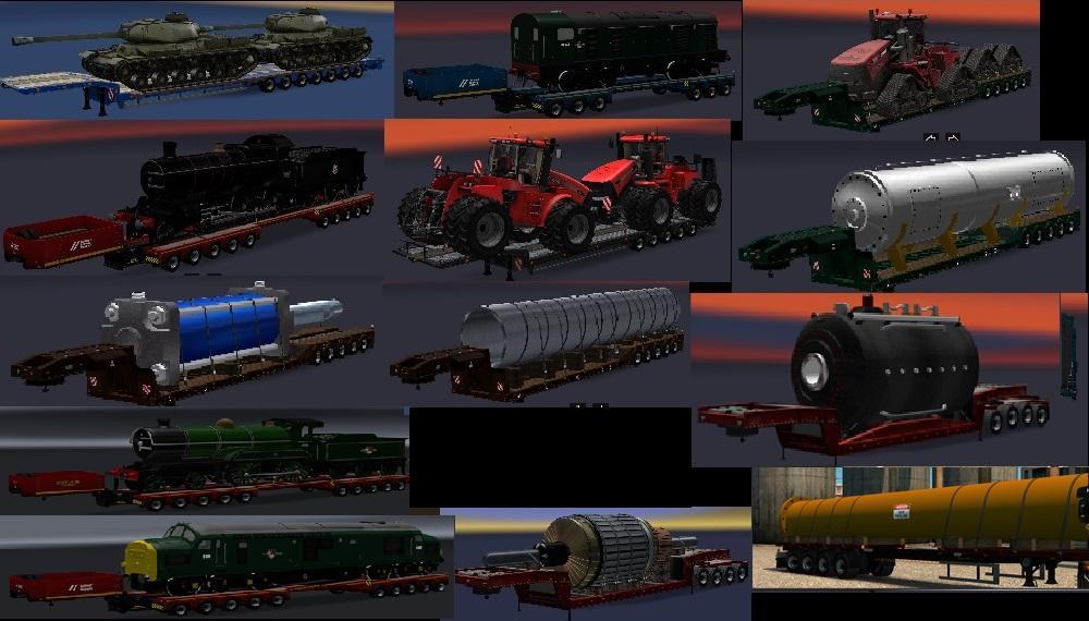 Chris45 Heavy Trailers Pack for ATS v 2.0