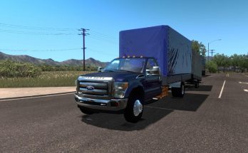 Ford F-450 + Mini Trailer for ATS 1.32
