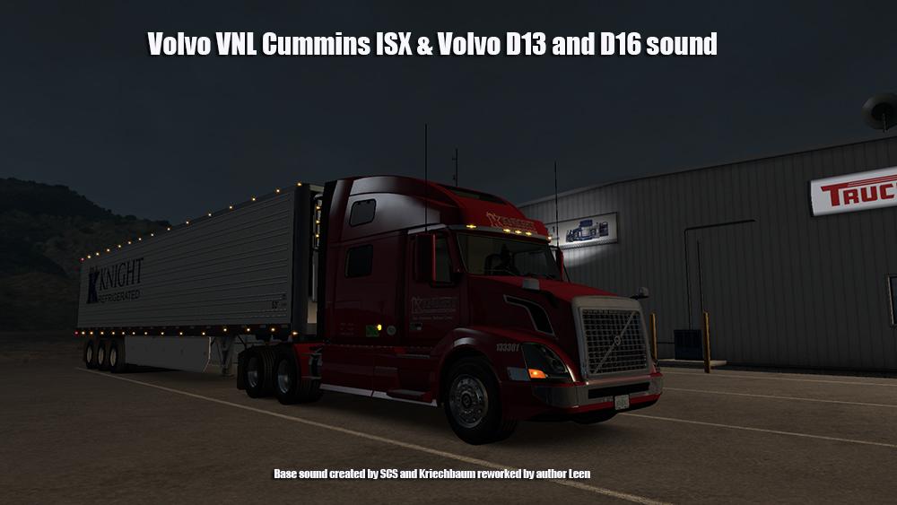 Volvo VNL ISX D13 & D16 Sound v 1.0