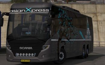 Asian Xpress Skin for Scania Touring M_HUSNI v1.0