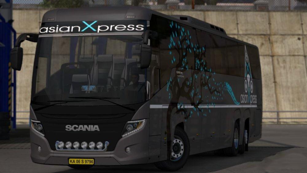 Asian Xpress Skin for Scania Touring M_HUSNI v1.0