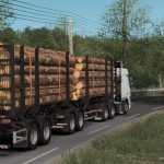 Metalesp Bi-Train Wood Transport 7 Axles v0.3