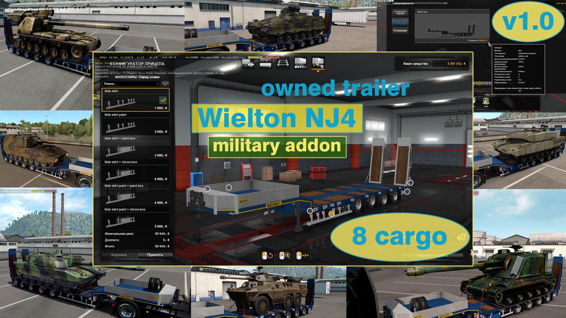 Military Addon for Ownable Trailer Wielton NJ4 v1.0
