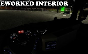 New Reworked Interior for MAN TGX v1.0