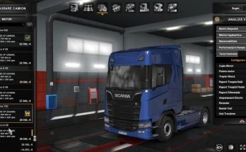 Real Engine and Transmission For Scania S by alexdedu