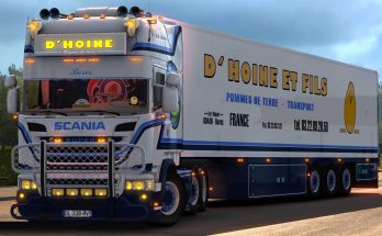 Scania D’Hoine & Trailer – 1.32.x