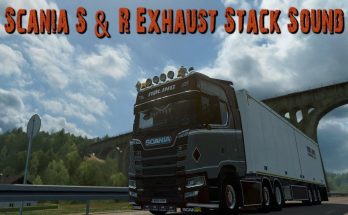 Scania S & R Exhaust Stack Sound v1.0 1.32.x