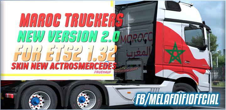 Skin Morocco Truckers For ETS2 1.33