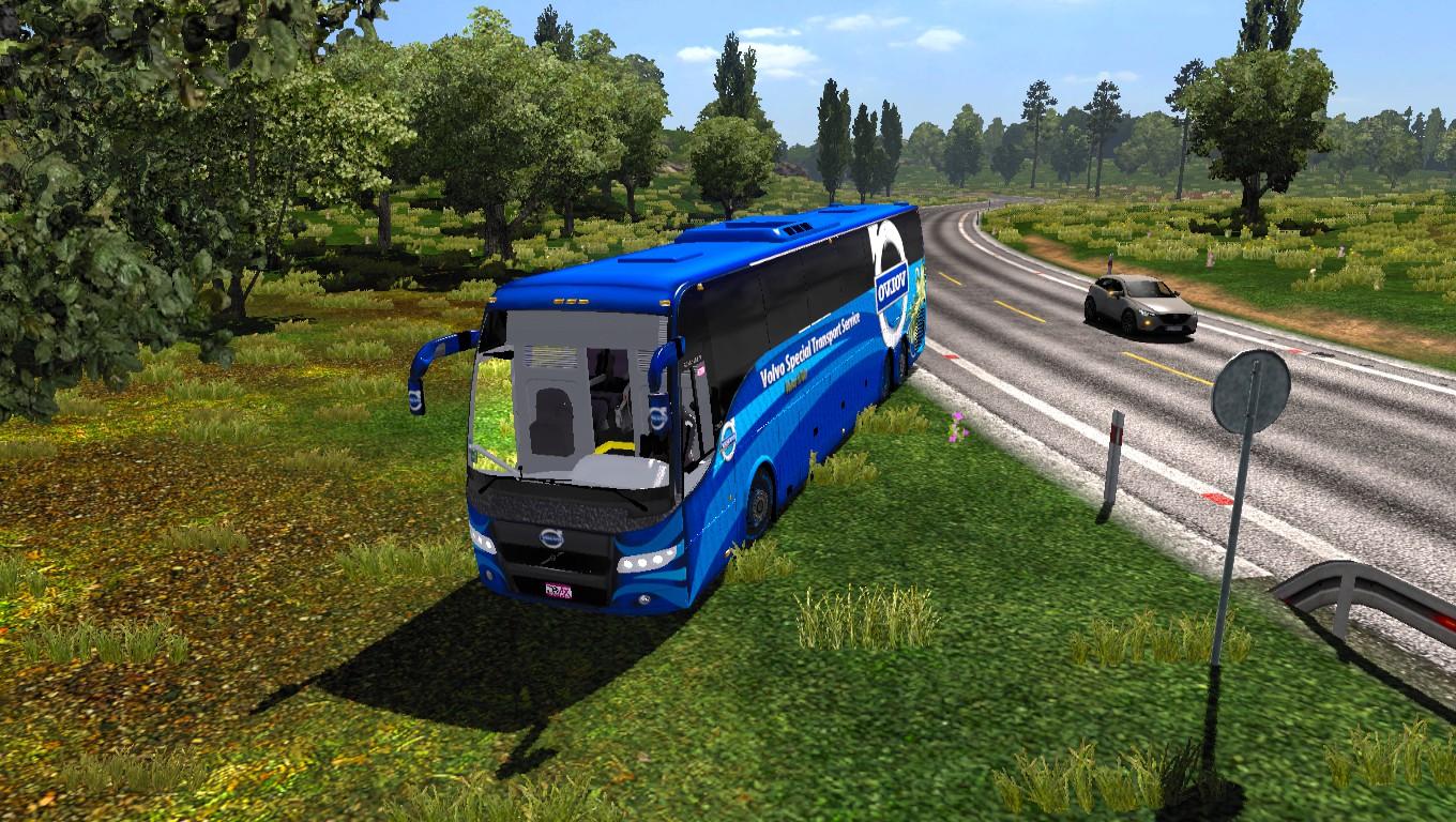 Volvo 9700 special transport service DBMX bus mods 4k skin v2.0