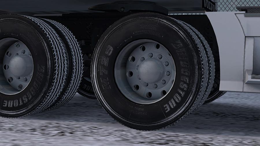 Bridgestone Snowy Truck/Trailer Tires by Aradeth