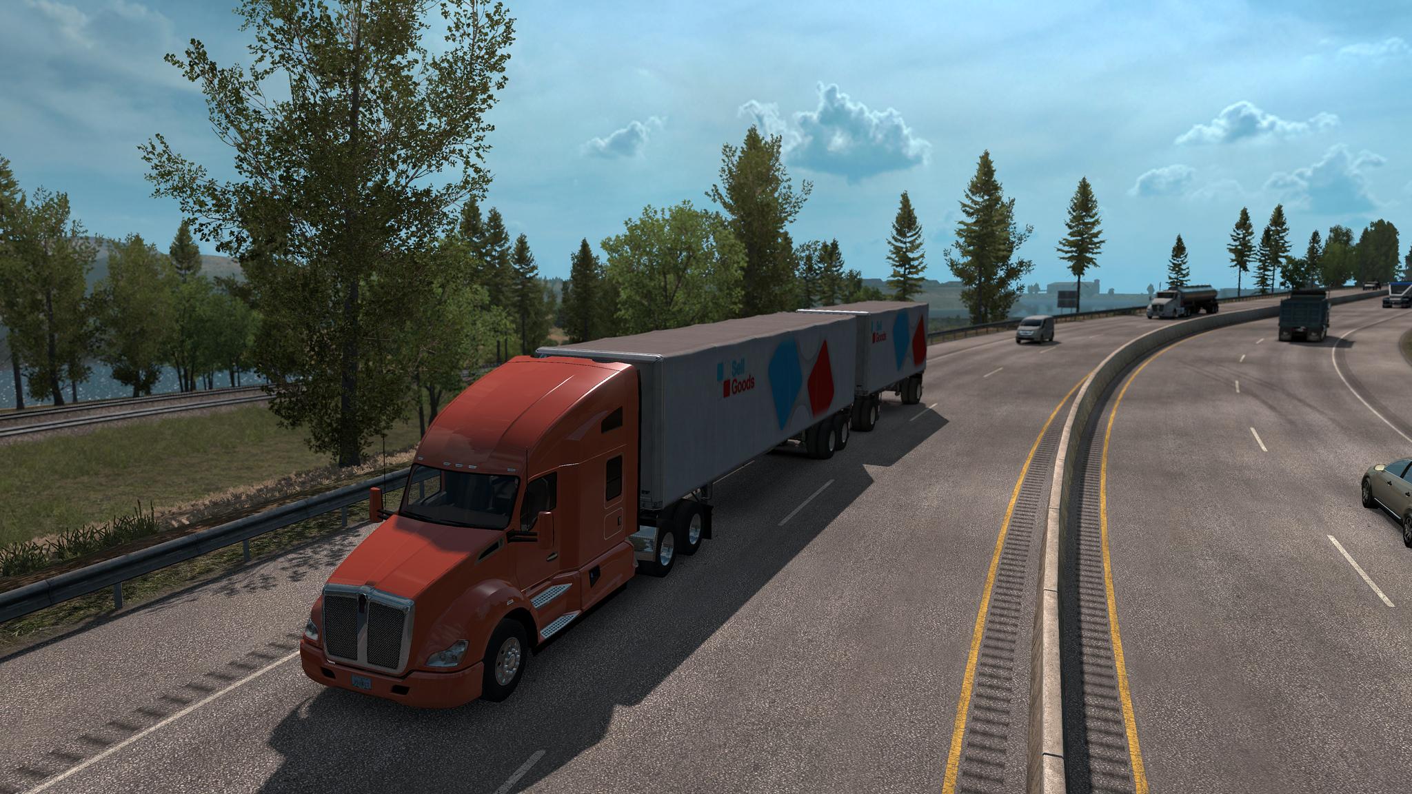 Multiple Trailers in Traffic ATS v 3.1