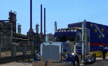 Peterbilt 389 skin Bosnian Flag 1.33