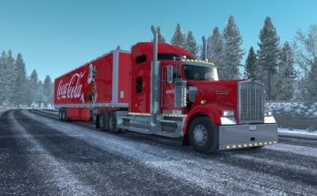 Skin Coca Cola Christmas for your trailer and trucks v 1.0