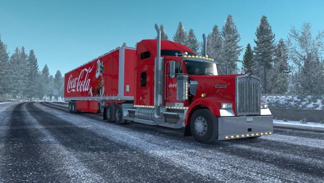 Skin Coca Cola Christmas for your trailer and trucks v 1.0