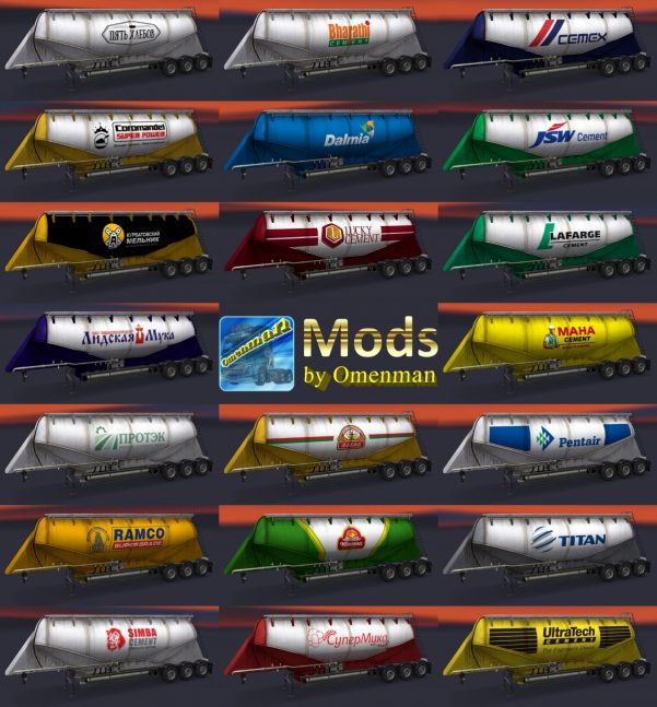 Trailer Pack Cement v 1.00.0 (Rus + Eng versions)