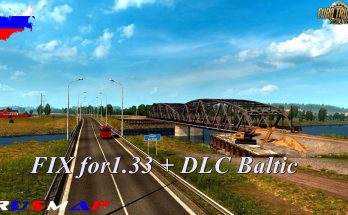 Fixed RusMap v1.8.1 for Baltic DLC 1.33.x