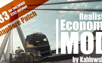 K Realistic Economy Mod 1.33.x ets2