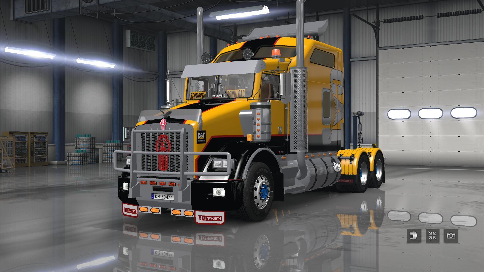 Kenworth T800 for ETS2 1.33.x