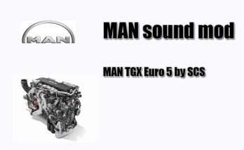 MAN TGX Euro 5 Sound 1.33.x