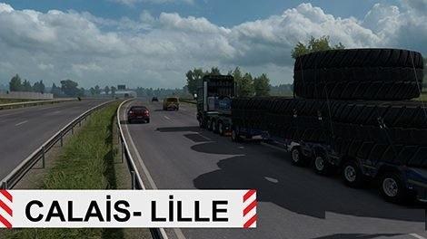 New Route for Special Transport Dlc Calais-Lille v1.0