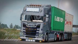 Scania R650 Sneepels transport skin 1.33 - Allmods.net