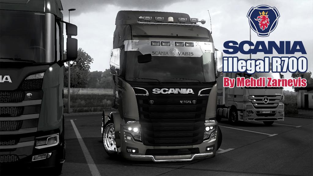 Scania R700 illegal v1.33.2 Reworked By Mehdi Zarnevis