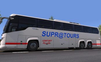 Scania Touring Bus - Skin Supurator For ETS2 1.33.x