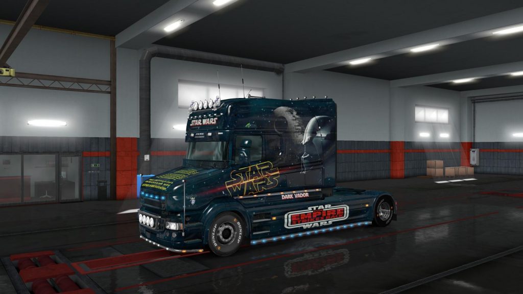 Skin Scania T Longline Star Wars 1.33 - Allmods.net