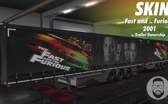 Skin The Fast and The Furious (2001) for Trailer Ownership v1.0 ets2