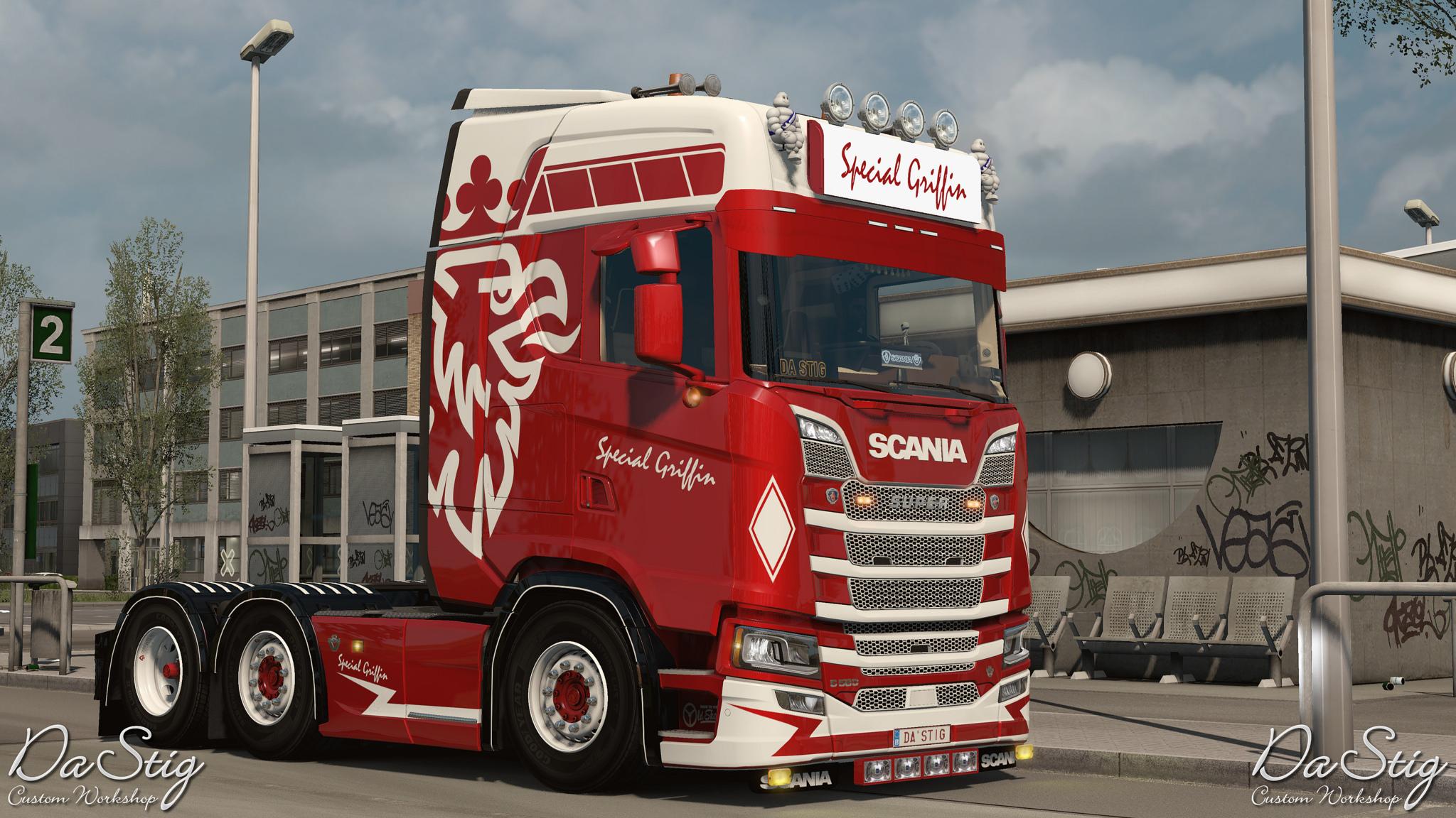 Special Griffin skin for Scania Next Gen 1.33