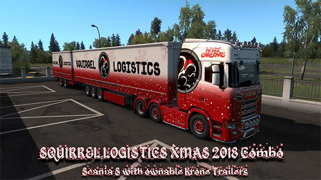 Squirrel Logistics Xmas 2018 Krone Combo 1.33.x